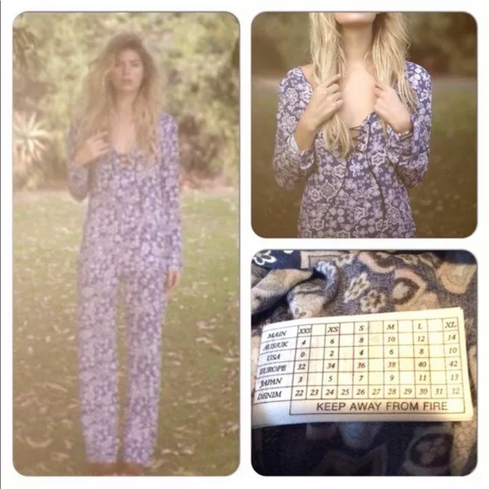 Nwot one teaspoon romper jumpsuit large